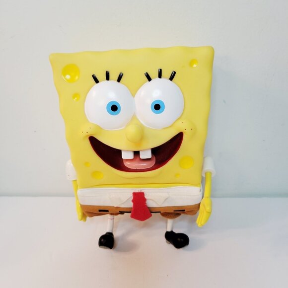 Vtg Spongebob Squarepants Vinyl Water Squirt Toy VIACOM 2000 - Picture 1 of 5